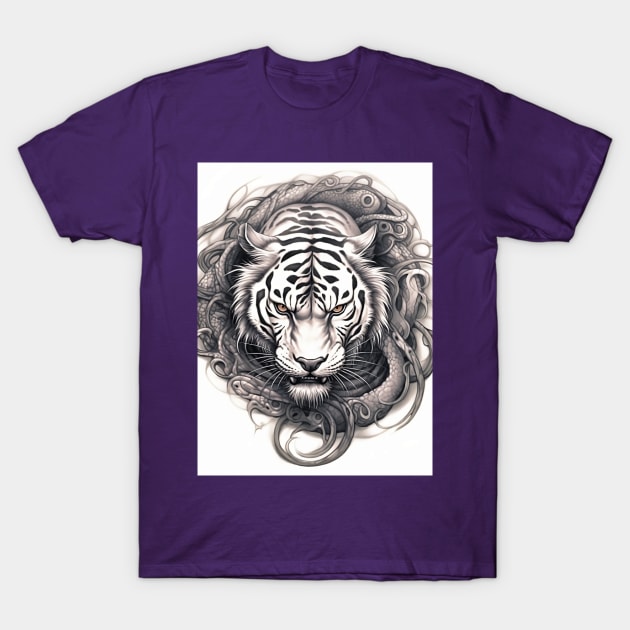 Cabeza Tigre T-Shirt by Creativemarket Diseño